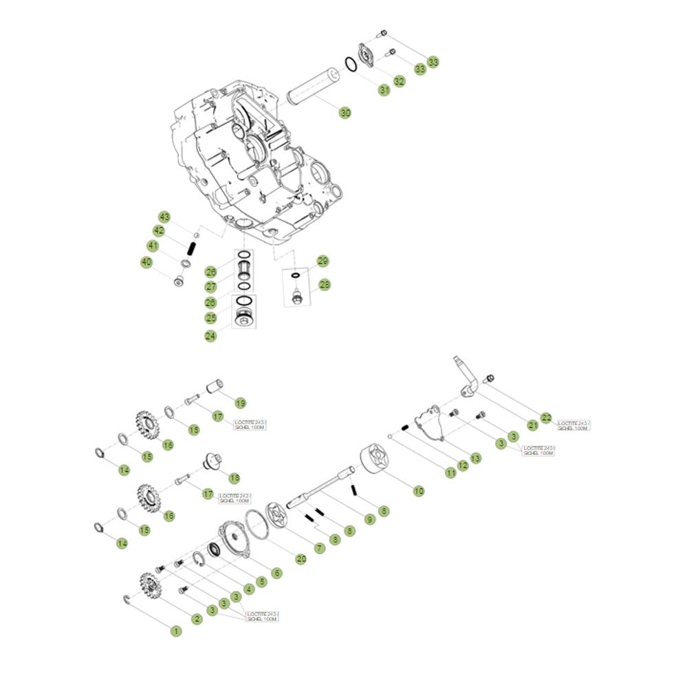 Beta RR400 12 Schmiersystem Ersatzteile